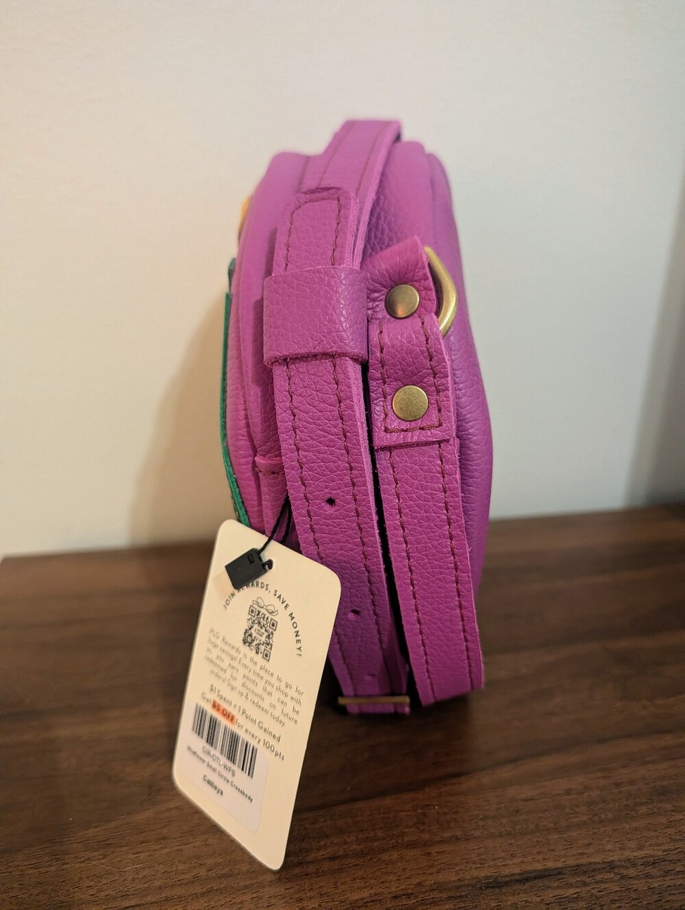 Portland Leather Goods Cattleya Wildflower Small Circle - Picture 5 of 5